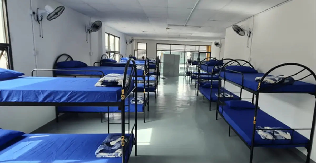 Worker accommodation building